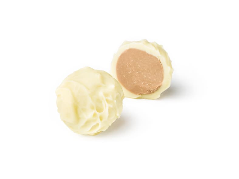 Weißer Mandel-Nougat Trüffel