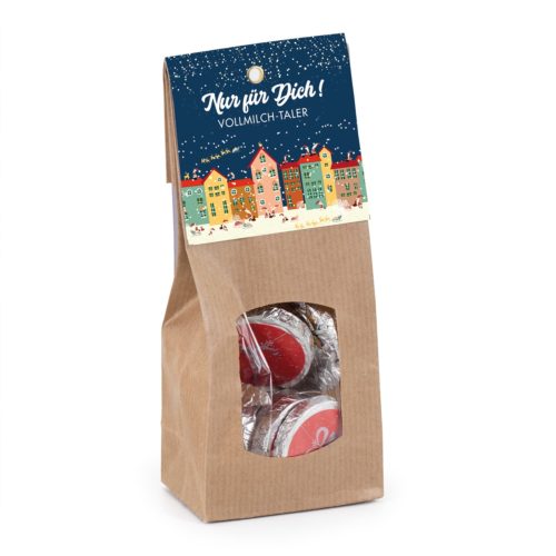 Schnucker-Tüte mit 12 Weihnachtstalern