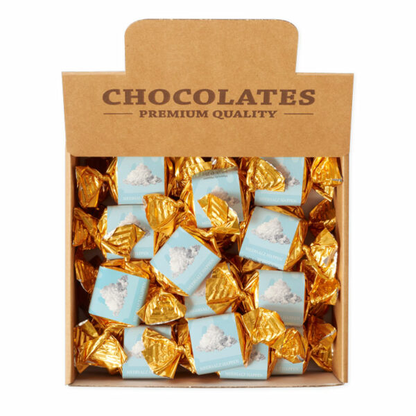 30 Meersalz-Nougat Happen im Display
