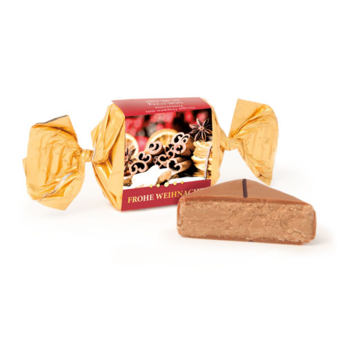 Nougat Happen mit Zimtaroma "Frohe Weihnacht"