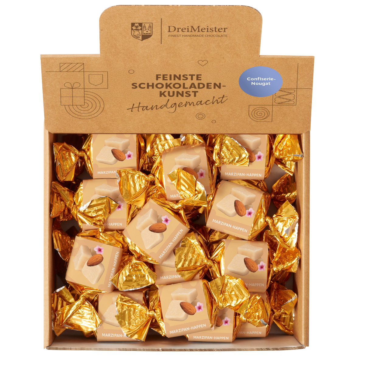 30 Marzipan Happen im Display