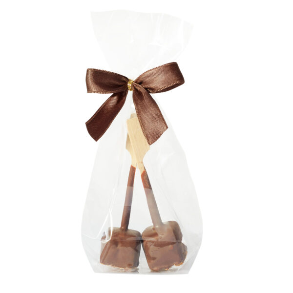 Knusper Pralinen mit Sti(e)l im Geschenkbeutel